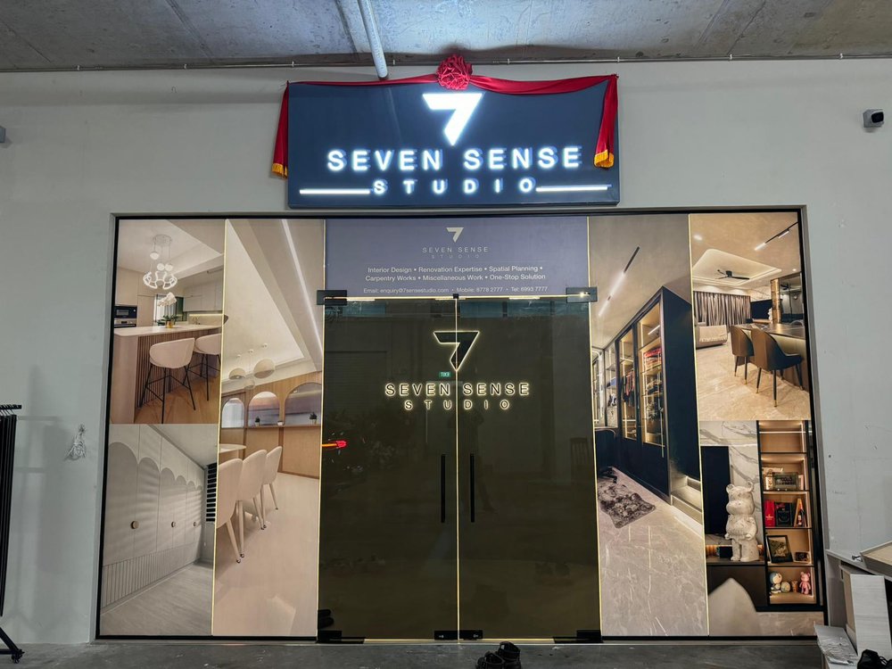 3D letter backlit signboard example