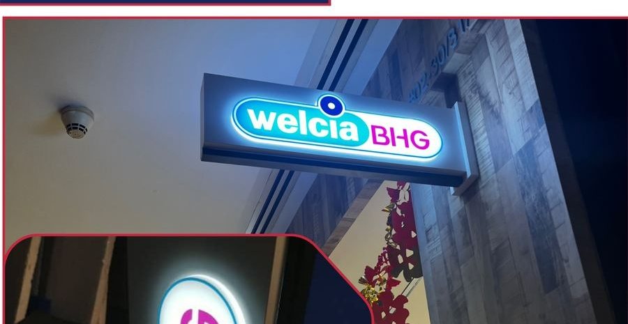 LED lightbox signboard example