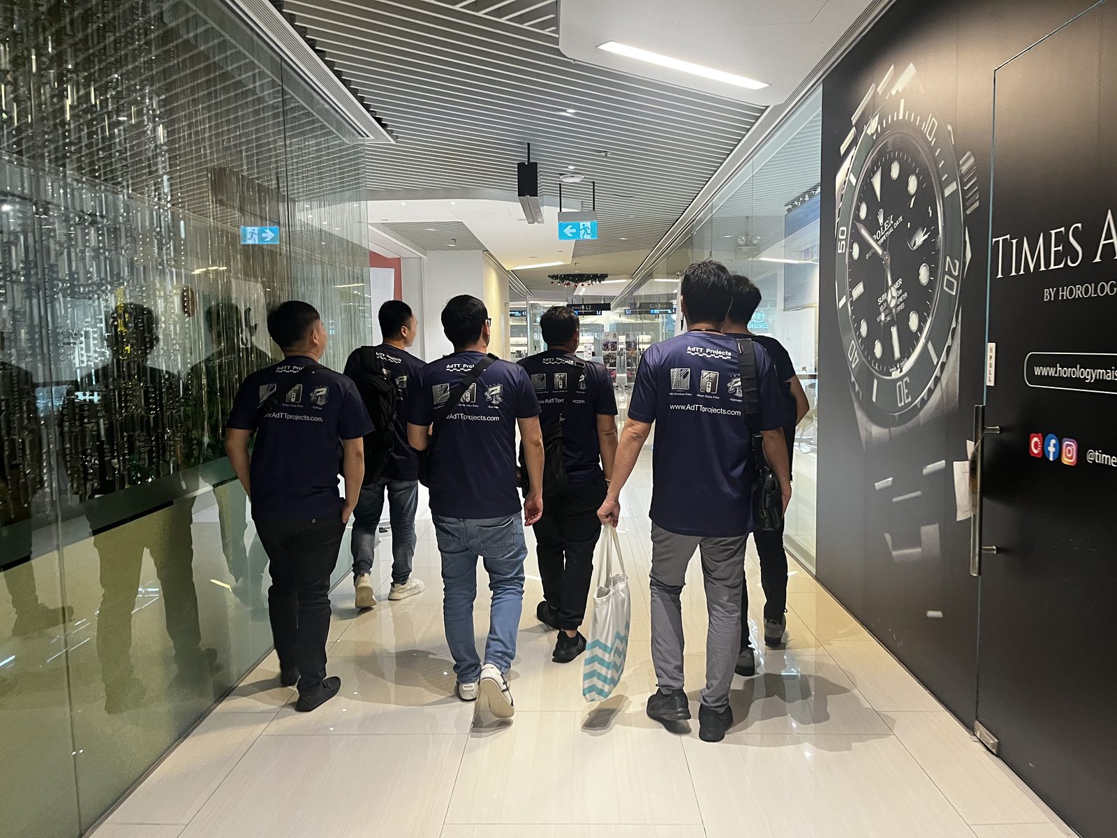 ADTT Projects team on-site in Singapore